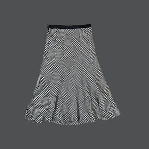 Charter Club Houndstooth Wool Midi Skirt